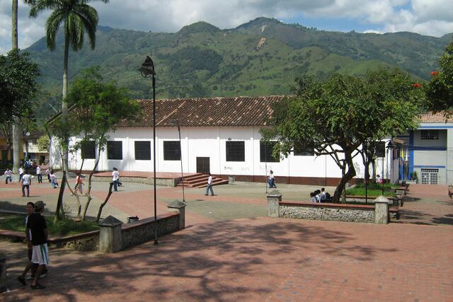 Paisaje de Barbosa: Parque principal de Barbosa