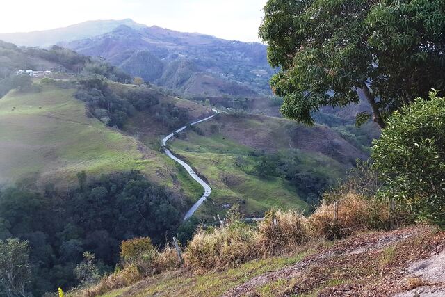 Paisaje de La Vega: Montañas de La Vega