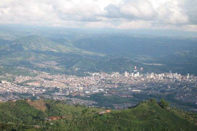 Paisaje de Pereira: Pereira desde el Alto del Nudo