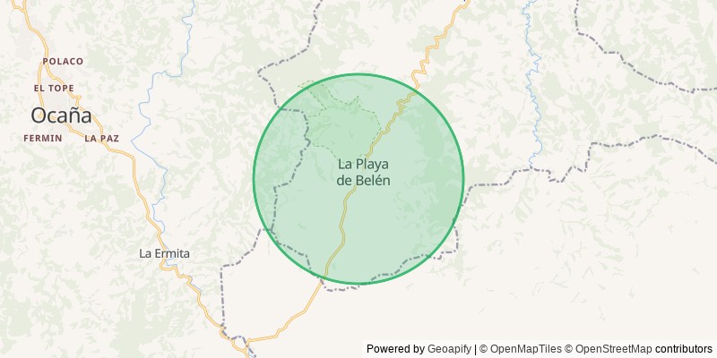 Mapa del municipio de La Playa