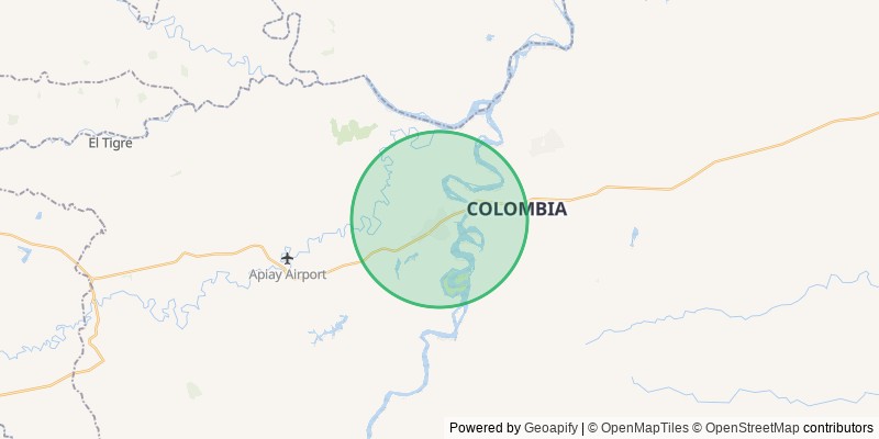 Mapa del municipio de Puerto López