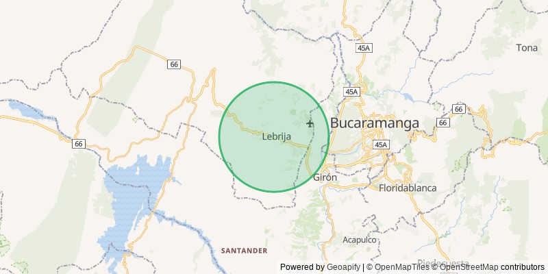 Mapa del municipio de Lebrija